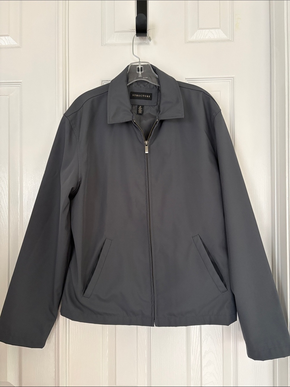 Structure Men's Dark Gray Full zip Weathering Jacket Size medium